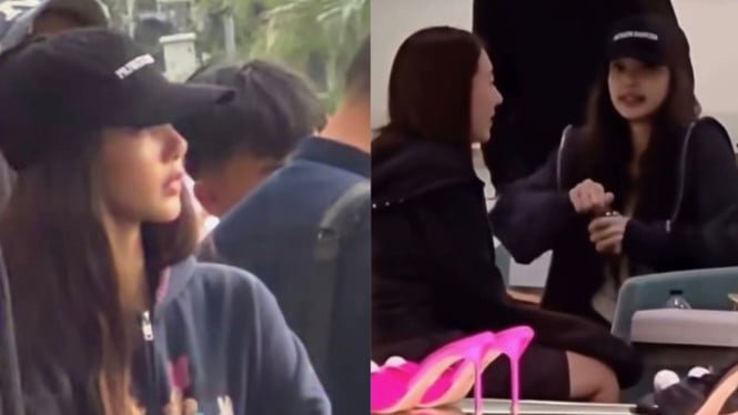 Lisa de BLACKPINK pasea por un centro comercial de Yakarta, va de compras y se mantiene relajada en medio de la multitud