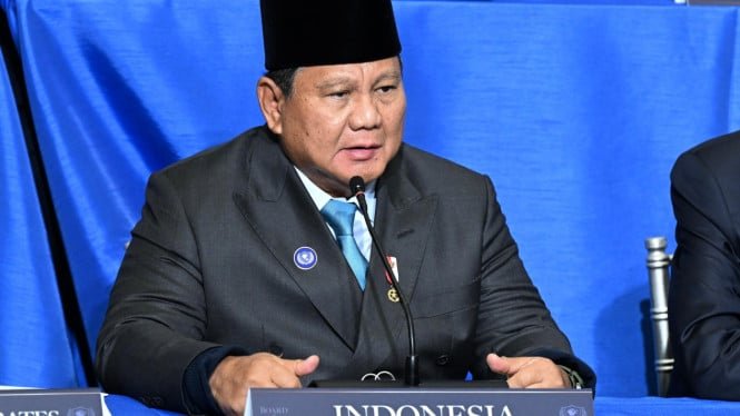 En el Foro de la BdP, Prabowo destacó que Indonesia estaba dispuesta a enviar 8.000 cascos azules a Gaza.