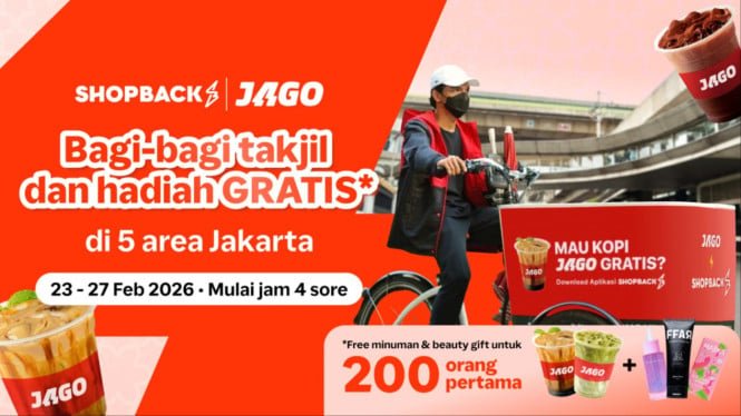 Celebrate Ramadhan, ShopBack y Jago Coffee distribuyen 10.000 bebidas gratis a los residentes de Yakarta