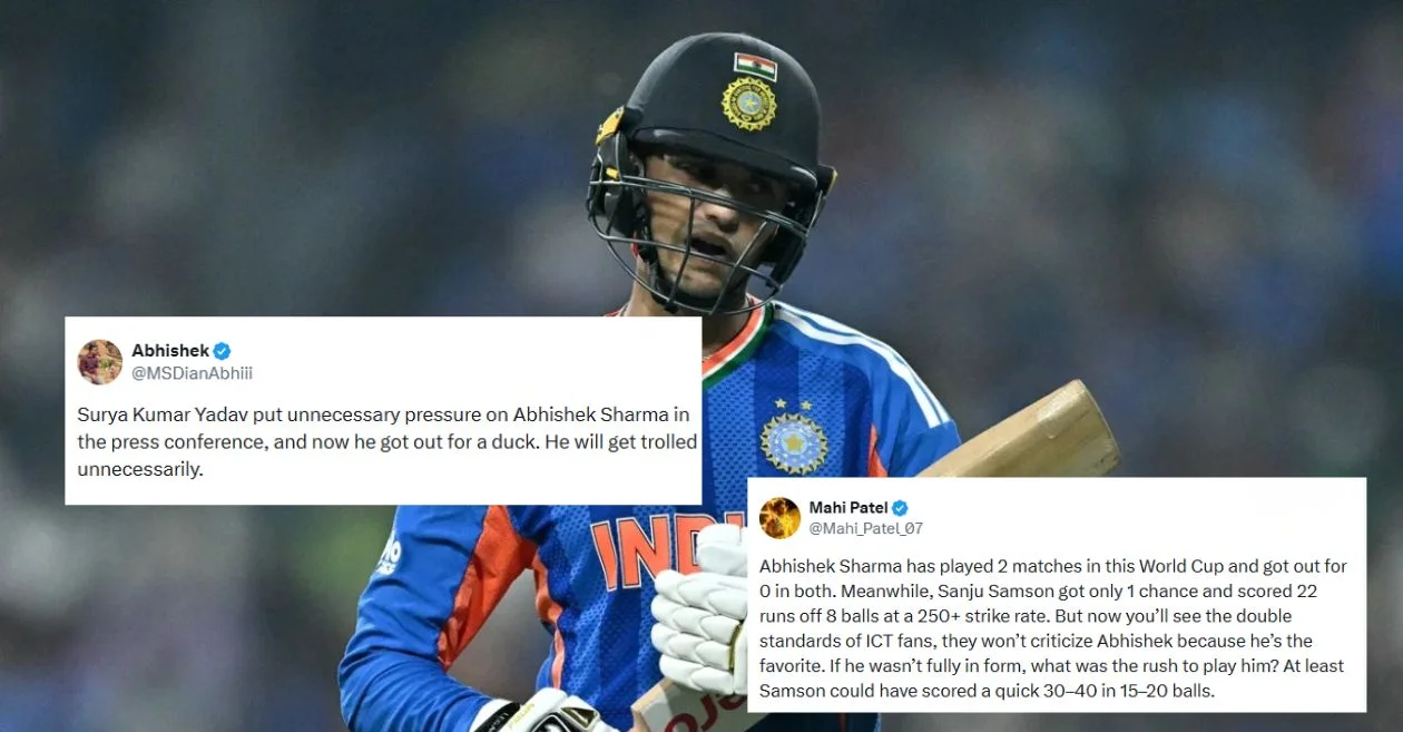‘Sanju Samson debería haber jugado’: los fanáticos trollean a Abhishek Sharma después de que se enamora de un pato de 4 bolas en el choque entre IND y PAK T20 de la Copa Mundial 2026