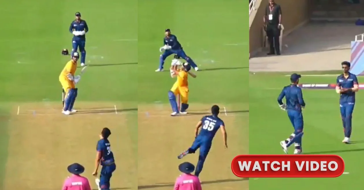 MIRAR: Arjun Tendulkar aparece en los titulares después de despedir al hermano de Yashasvi, Jaiswal, en la Copa DY Patil T20 2026