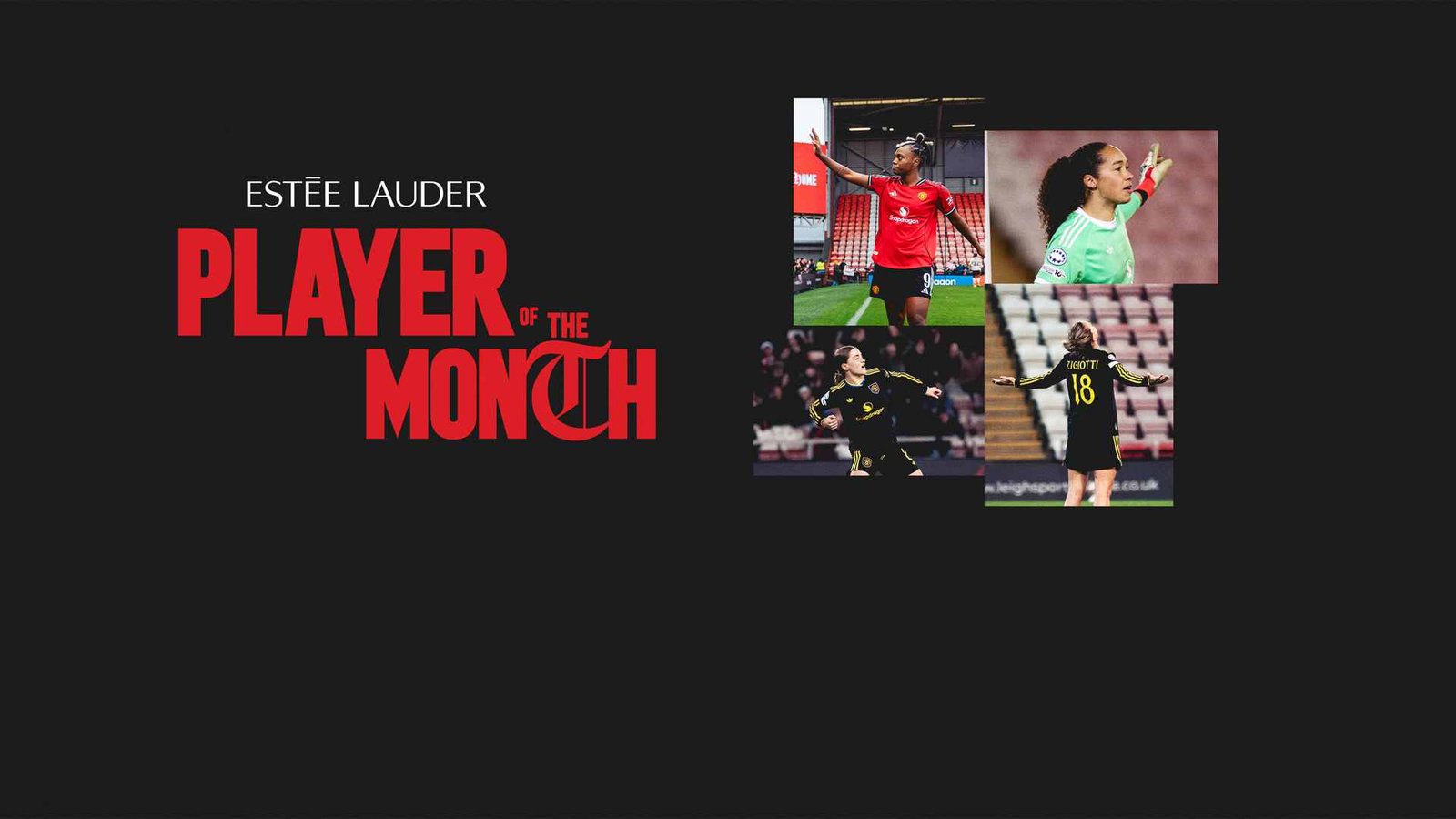 Vote los premios a la Jugadora Femenina y al Gol del Mes de Vote Utd, febrero de 2026