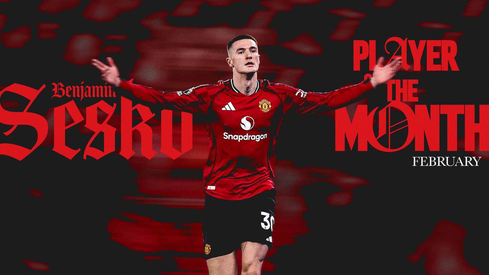 Benjamin Sesko elegido Jugador del Mes de febrero de 2026