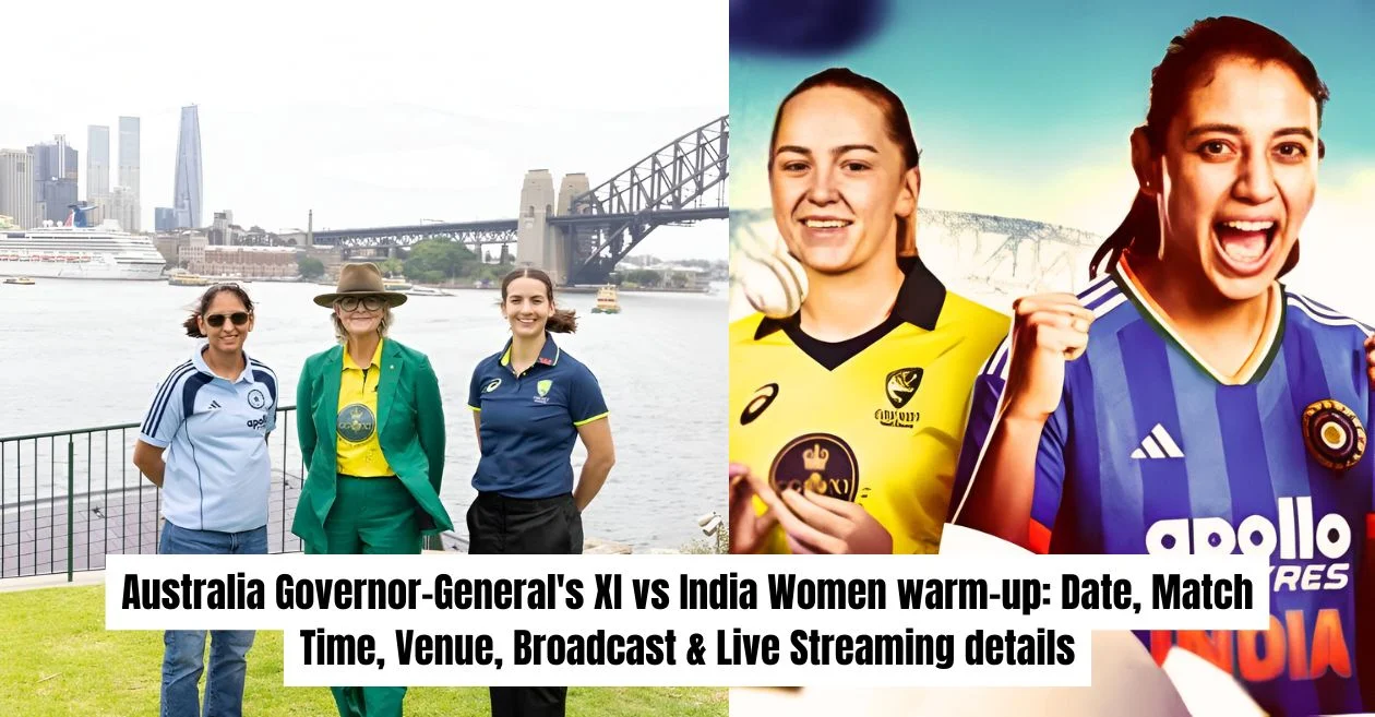 Calentamiento del XI del gobernador general de Australia vs mujeres de India: fecha, hora del partido, lugar, transmisión y detalles de la transmisión en vivo