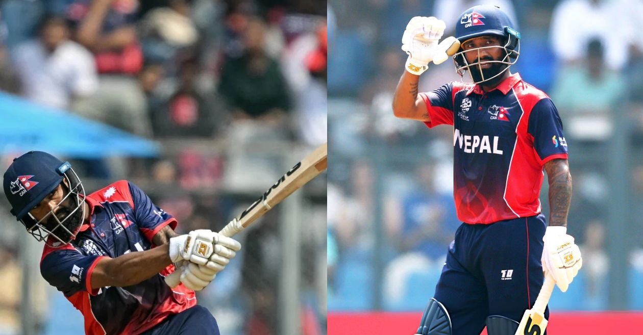 Copa del Mundo T20 2026 (MIRAR): Dipendra Singh Airee ancla a Nepal con un emocionante contraataque contra las Indias Occidentales en Wankhede