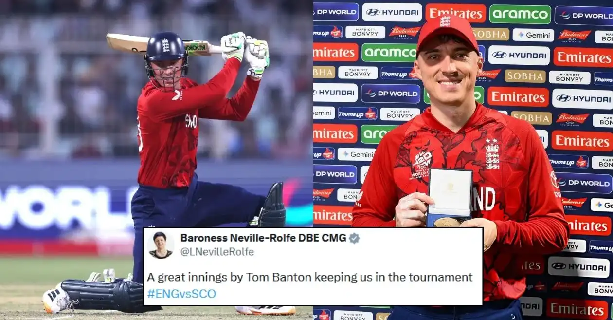 Los fanáticos estallan cuando Tom Banton impulsa a Inglaterra a una emocionante victoria de 5 terrenos sobre Escocia en la Copa Mundial T20 2026