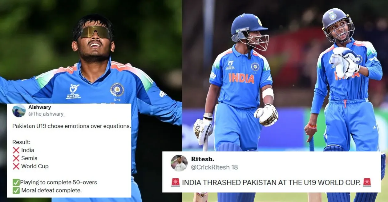Los fanáticos se vuelven locos cuando India expulsa a Pakistán del Mundial U19 2026 y se clasifica para semifinales