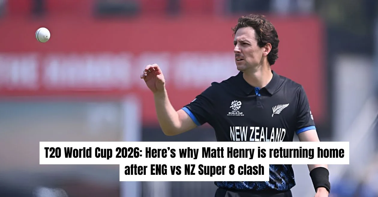 Copa del Mundo T20 2026 (EXPLICADO): ¿Por qué Matt Henry regresa a casa después del partido Inglaterra vs Nueva Zelanda?