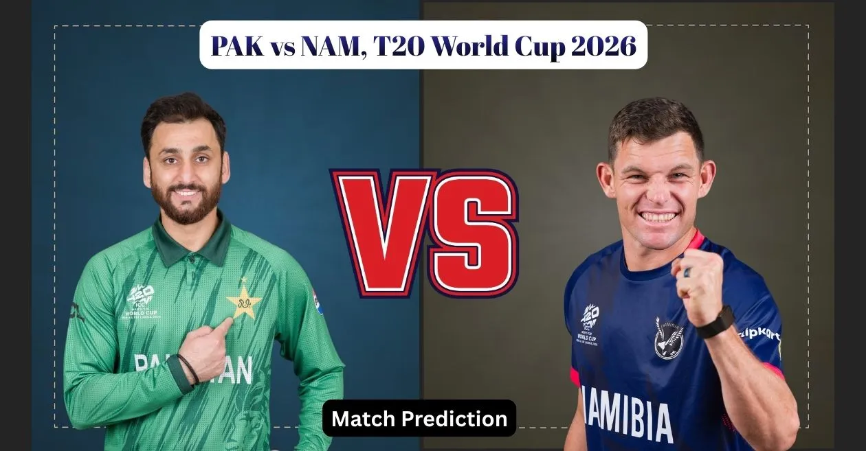 PAK vs NAM, Copa del Mundo T20 2026, Predicción del partido: ¿Quién ganará el partido de hoy entre Pakistán y Namibia?