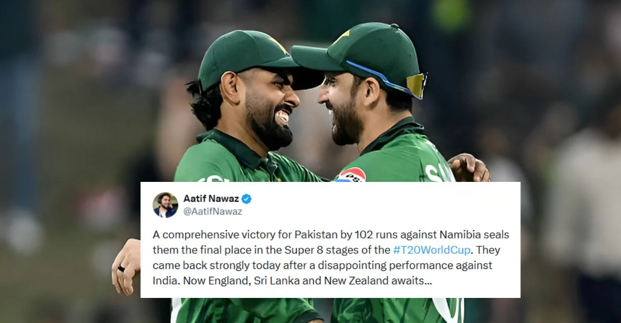 Los fanáticos estallan cuando Sahibzada Farhan y Shadab Khan impulsan a Pakistán a la etapa Super 8 de la Copa Mundial T20 2026 con una despiadada victoria contra Namibia.