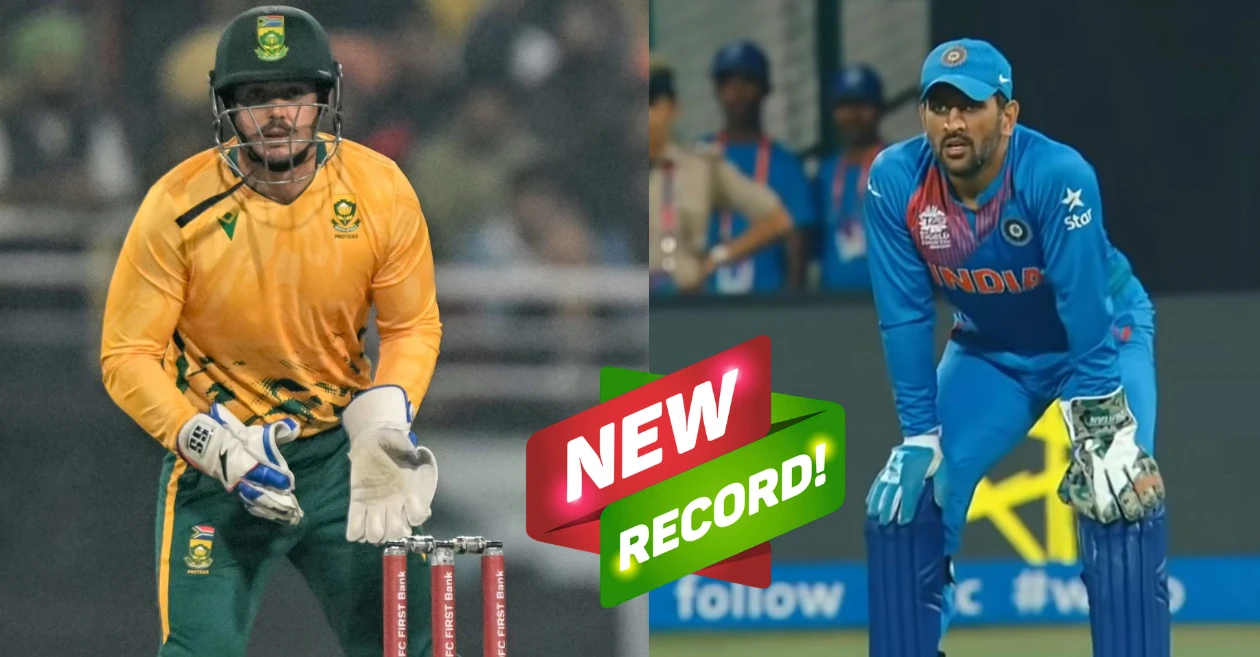 SA vs NZ: Quinton de Kock bate el récord de la Copa del Mundo T20 de MS Dhoni