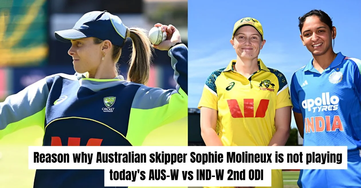 He aquí por qué la capitana australiana Sophie Molineux no jugará en el segundo AUS-W vs IND-W ODI de hoy