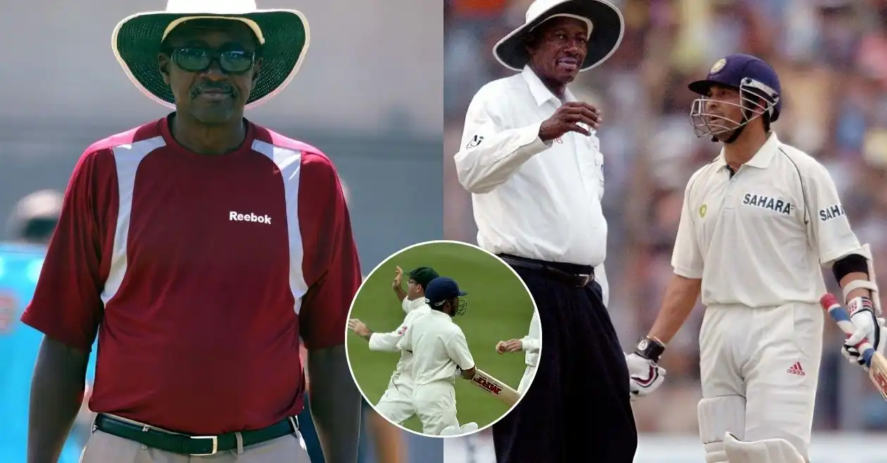 El árbitro de las Indias Occidentales, Steve Bucknor, rompe el silencio sobre el infame despido de Sachin Tendulkar
