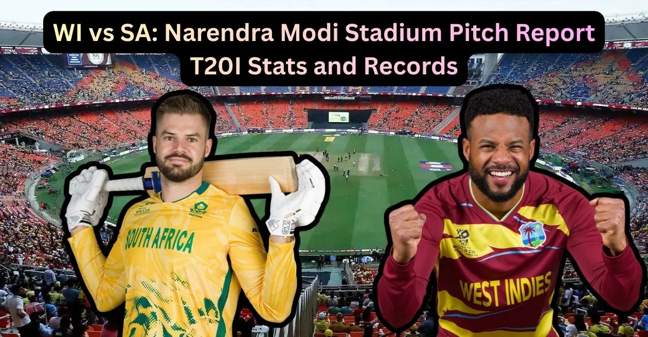 WI vs SA, Copa Mundial T20 2026: Informe previo al estadio Narendra Modi, estadísticas y récords de T20I