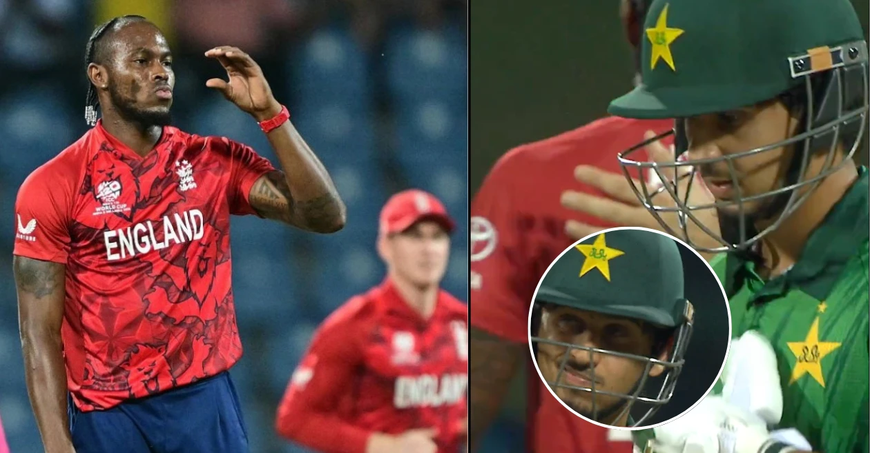 ¿Qué significa la celebración de la ‘C’ de Jofra Archer? El marcapasos de Inglaterra genera expectación después del wicket de Saim Ayub en la Copa del Mundo T20 2026