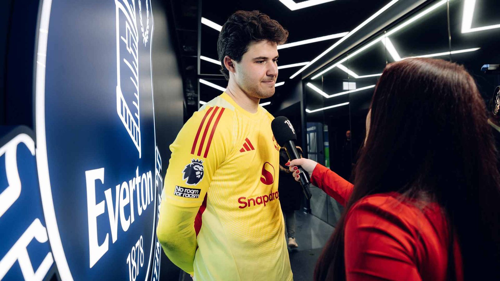 Senne Lammens reacciona ante Everton 0 Man Utd 1 | 23 de febrero de 2026