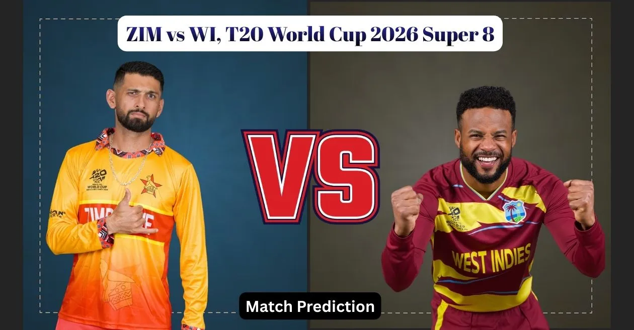 Predicción del partido Super 8 ZIM vs WI, Copa del Mundo T20 2026: ¿Quién ganará el partido de hoy entre Zimbabwe y las Indias Occidentales?