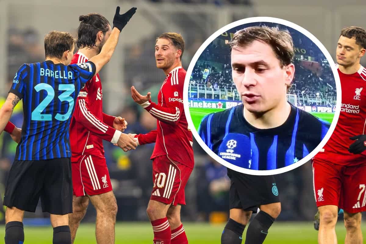 Barella acusa al Liverpool de ‘penalti inventado’