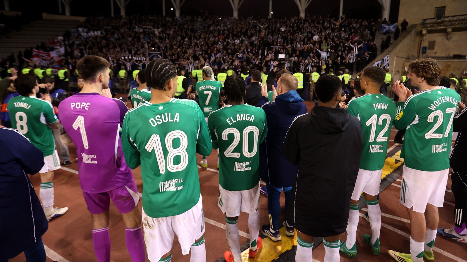 Qarabag FK 1 Newcastle 6 y notas del partido y comentarios sobre todos los jugadores del Newcastle United