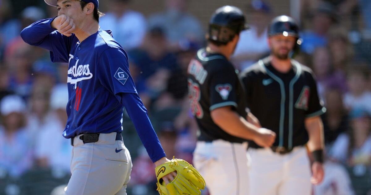 Cómo lució Roki Sasaki de los Dodgers en su primera apertura en la Liga del Cactus