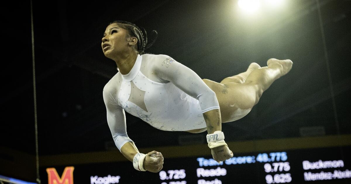 Jordan Chiles impulsa a la gimnasia de UCLA al segundo título consecutivo del Big Ten