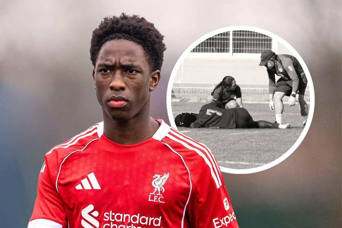 La temporada del Liverpool Prodigy termina tras una grave lesión