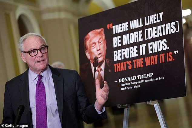 El intento desesperado de los demócratas por frenar el poder de Trump en tiempos de guerra fracasa