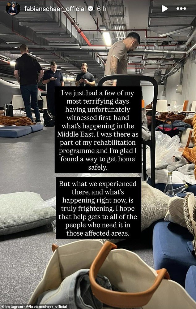 Estrella de la Premier League obligada a esconderse en un búnker en una terrible experiencia en medio del conflicto entre Estados Unidos e Irán