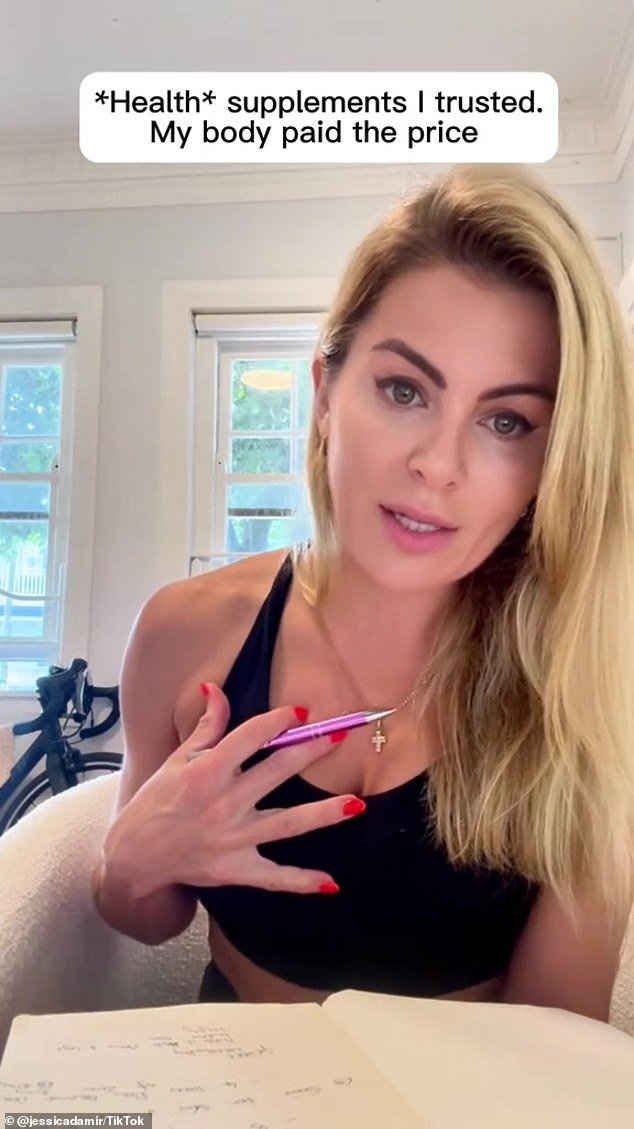 Jessica estaba tomando tres suplementos populares para “apoyar” su salud… fue entonces cuando dice que su cuerpo comenzó a deteriorarse.