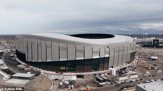 Los Buffalo Bills alcanzan un hito en la construcción de un estadio de 2.100 millones de dólares a medida que surgen nuevas imágenes