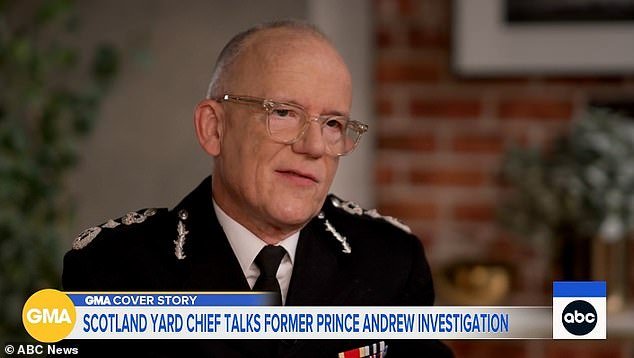 La Policía Metropolitana investiga “una serie de acusaciones sexuales” contra Andrew, confirma el jefe, y afirma que Peter Mandelson está bajo investigación por un correo electrónico de rescate de 500.000 millones de euros que envió a Jeffrey Epstein.