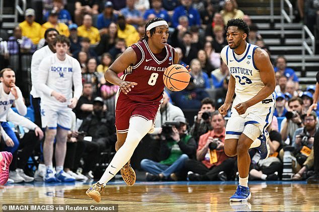Kentucky y Santa Clara desataron el caos de March Madness cuando AMBOS equipos anotaron triples apenas creíbles para forzar tiempo extra