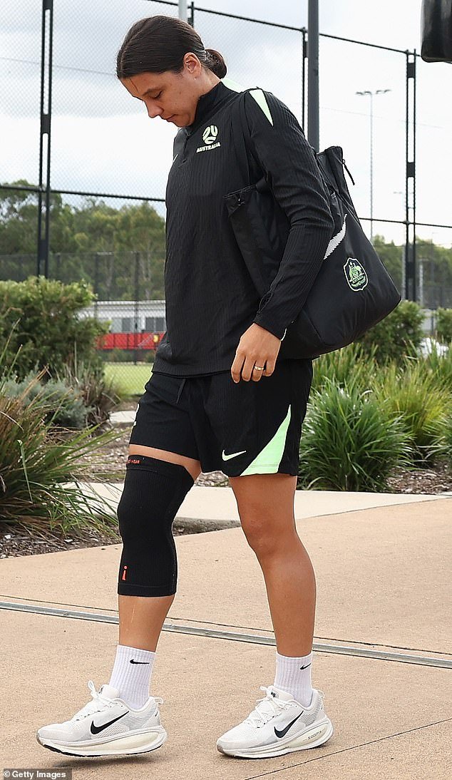 Sam Kerr conmociona al campamento de Matildas antes de la final de la Copa Asiática contra Japón