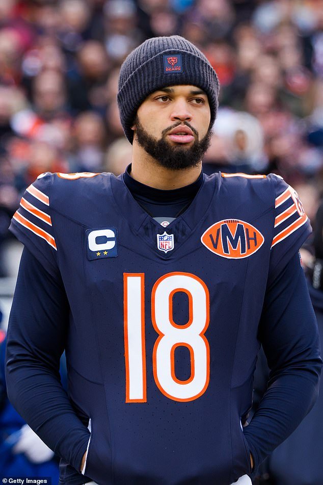 El mariscal de campo de los Bears, Caleb Williams, discute con Skip Bayless sobre el apodo de ‘Iceman’ de George Gervin