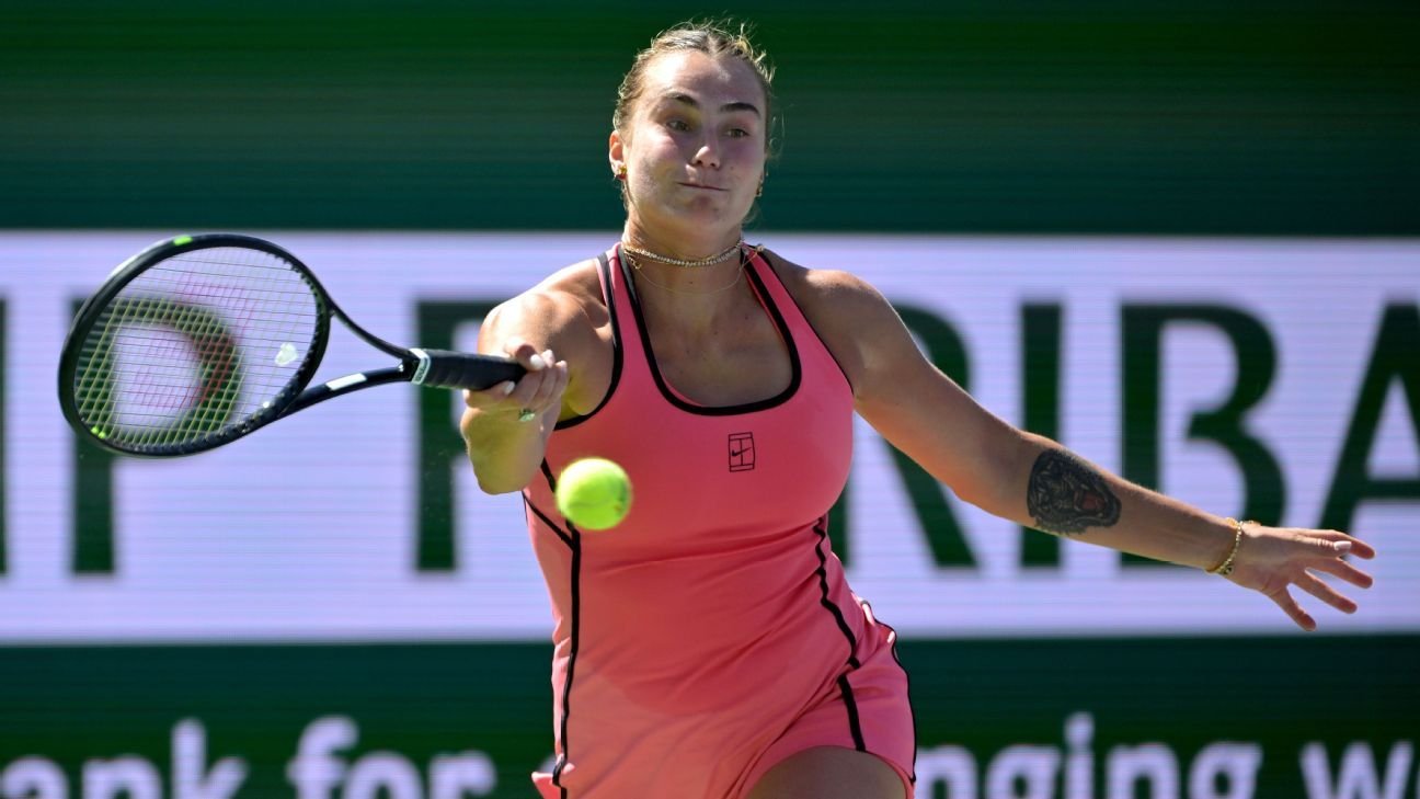 Sabalenka y Sinner avanzan a semifinales del BNP Paribas Open