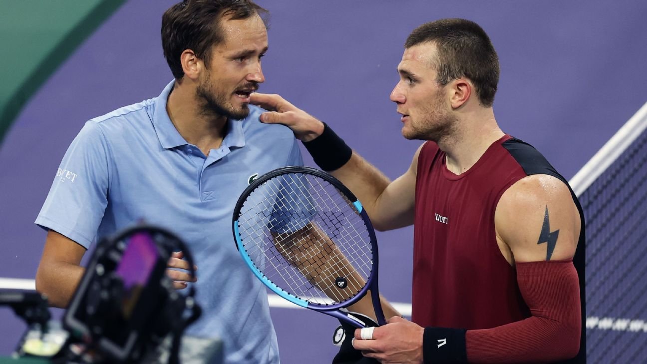 Jack Draper derrotado por Daniil Medvedev tras una controvertida llamada en Indian Wells