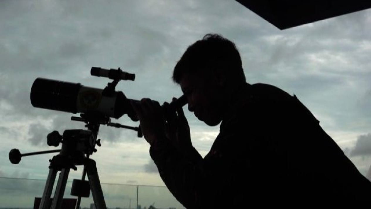 La altura de la luna creciente en Indonesia aún no cumple con los criterios MABIMS