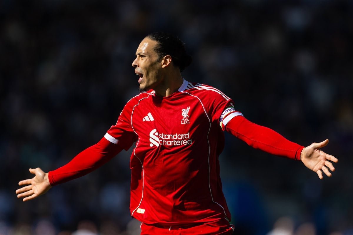 Virgil Van Dijk perdió ante el Liverpool