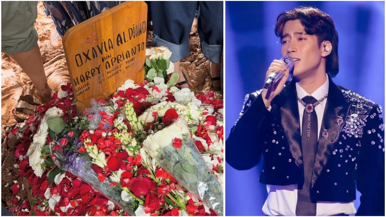 Llena de peregrinos, la tumba de Vidi Aldiano está ahora plantada de árboles a petición de su padre