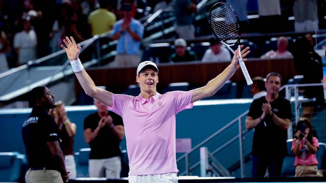 Jannik Sinner se enfrentará a Jiri Lehecka en la final masculina del Miami Open