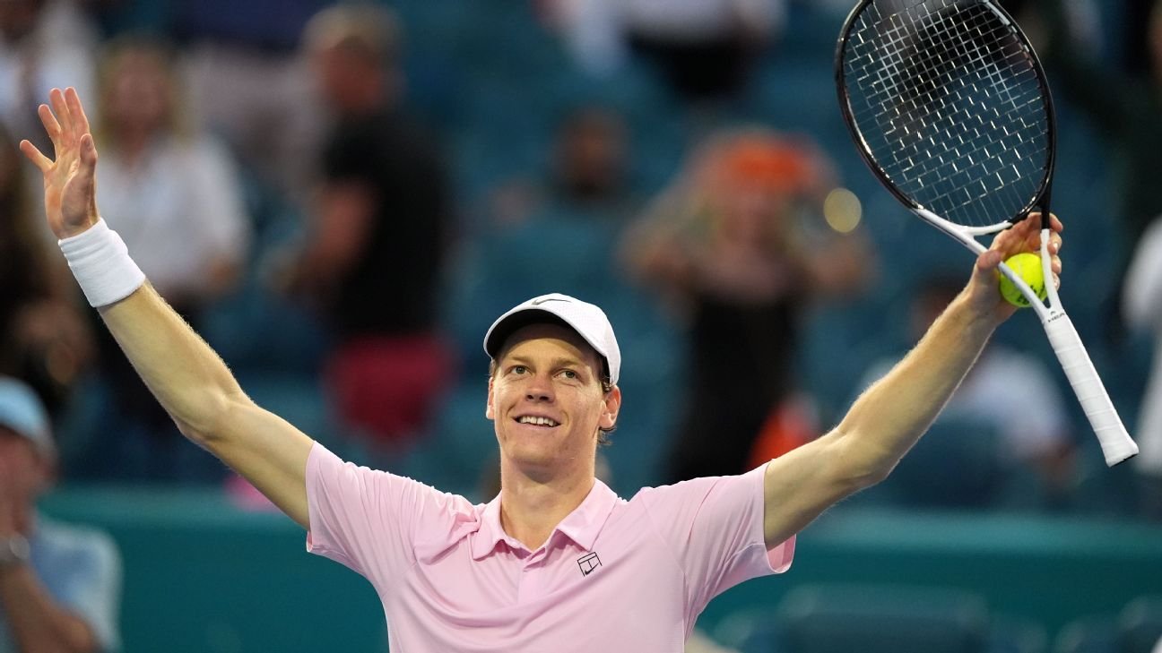 Jannik Sinner vence a Jiri Lehecka y gana el Abierto de Miami