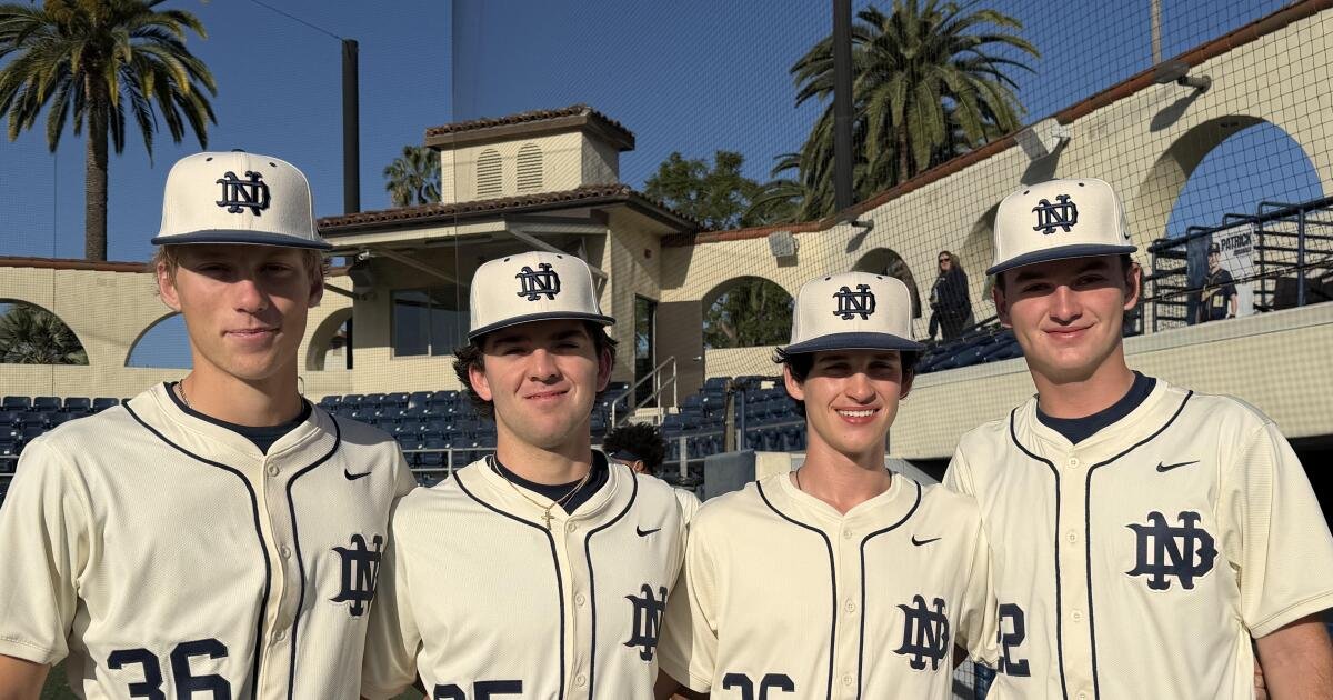 El béisbol Sherman Oaks Notre Dame gana el primer partido del Clásico Nacional