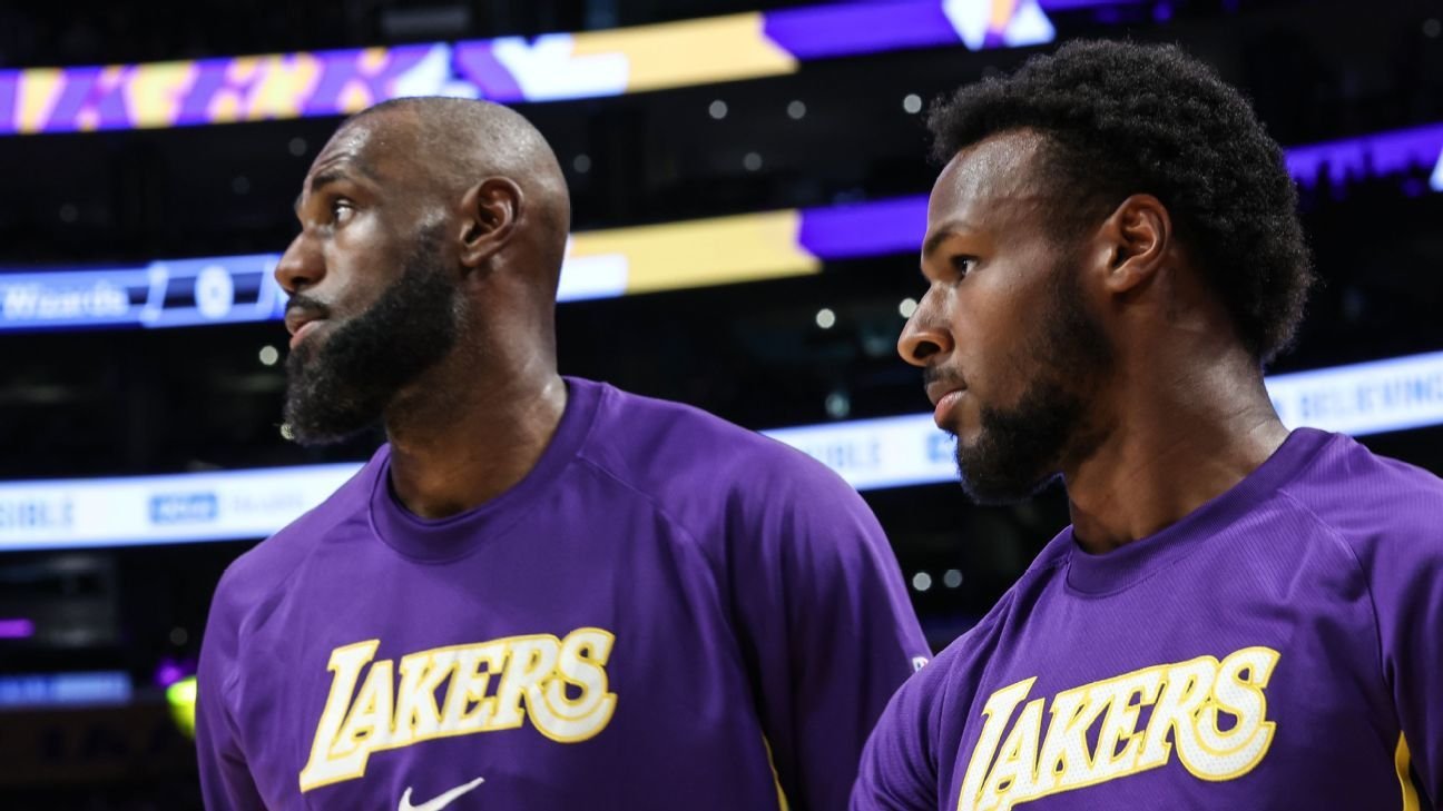 LeBron James confirma rotura del tablero en el 1 contra 1 contra Bronny