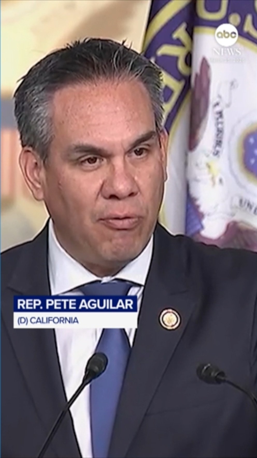 El representante Pete Aguilar critica a Trump por votar por correo en las elecciones especiales de Florida