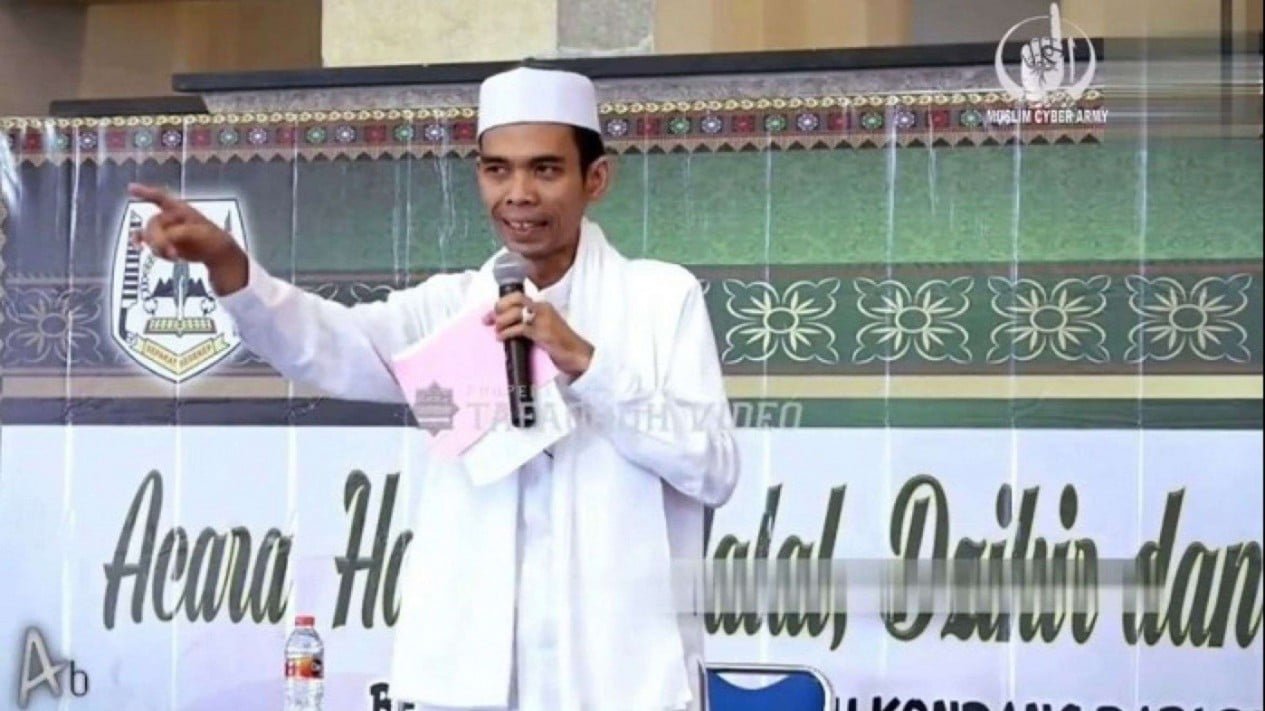 Ustadz Abdul Somad dijo que la fortuna podría fluir como un río