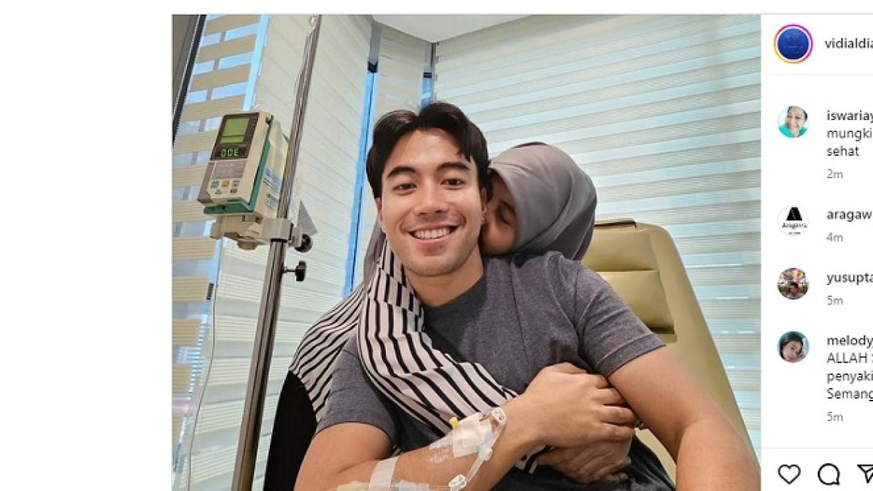 ¡Triste! Una madre revela los segundos de la partida de Vidi Aldiano