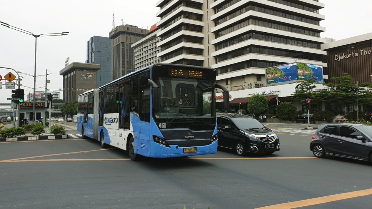 Hoy toma Transjakarta y paga solo IDR 12