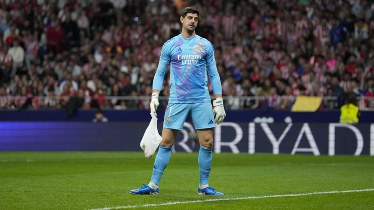 Thibaut Courtois se perderá el derbi madrileño y los cuartos de final de la Champions