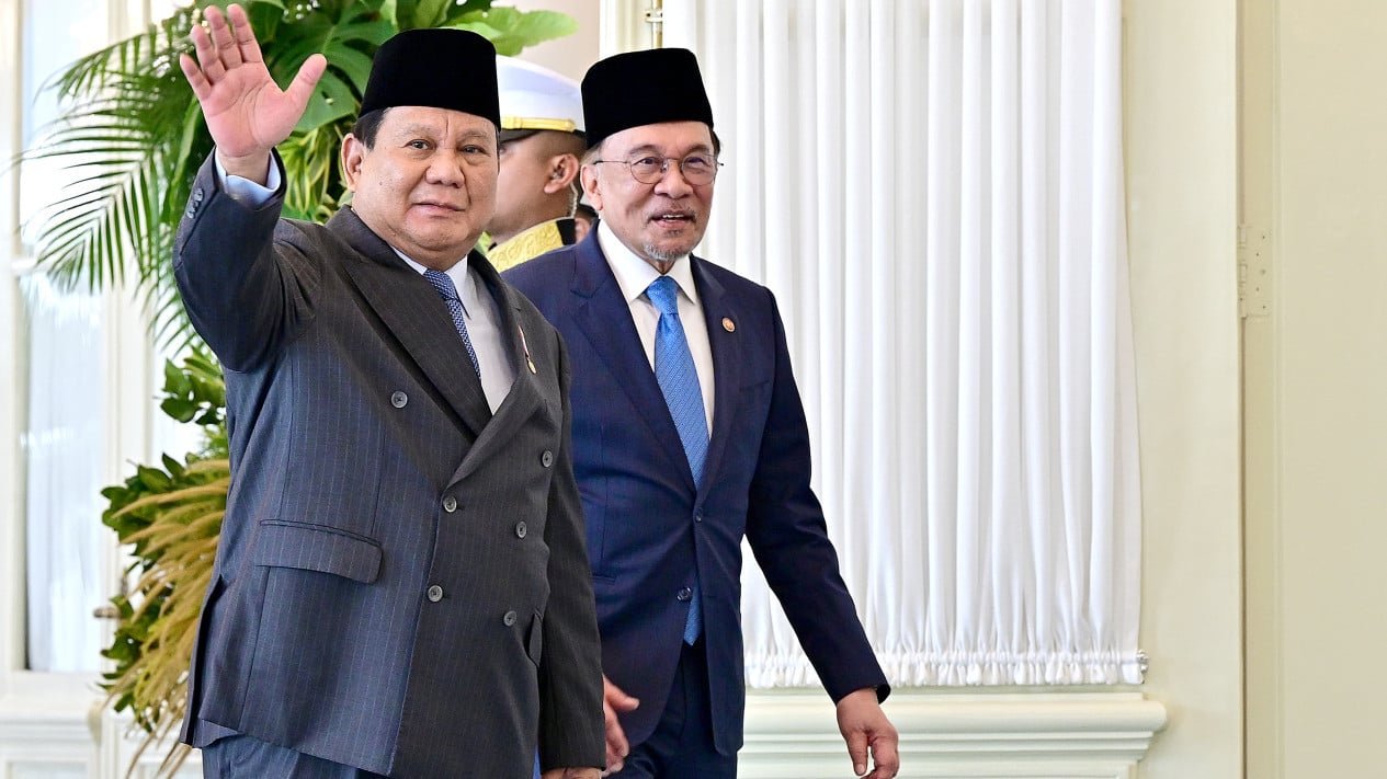Prabowo y el primer ministro Anwar Ibrahim se reunieron esta tarde en Yakarta para discutir el impacto de la guerra en Irán.