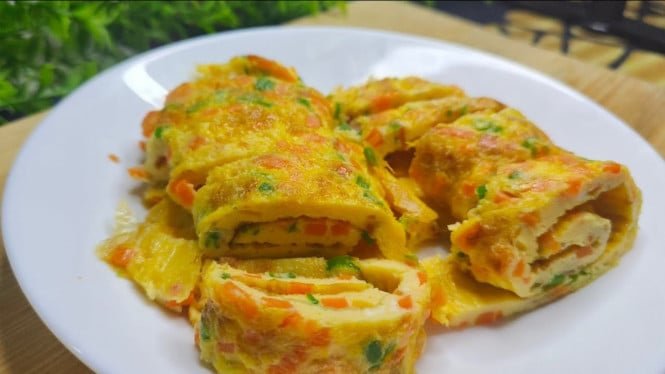 Receta de tortilla de queso para el menú Sahur, práctica y deliciosa